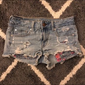 Distressed American Eagle Shorts